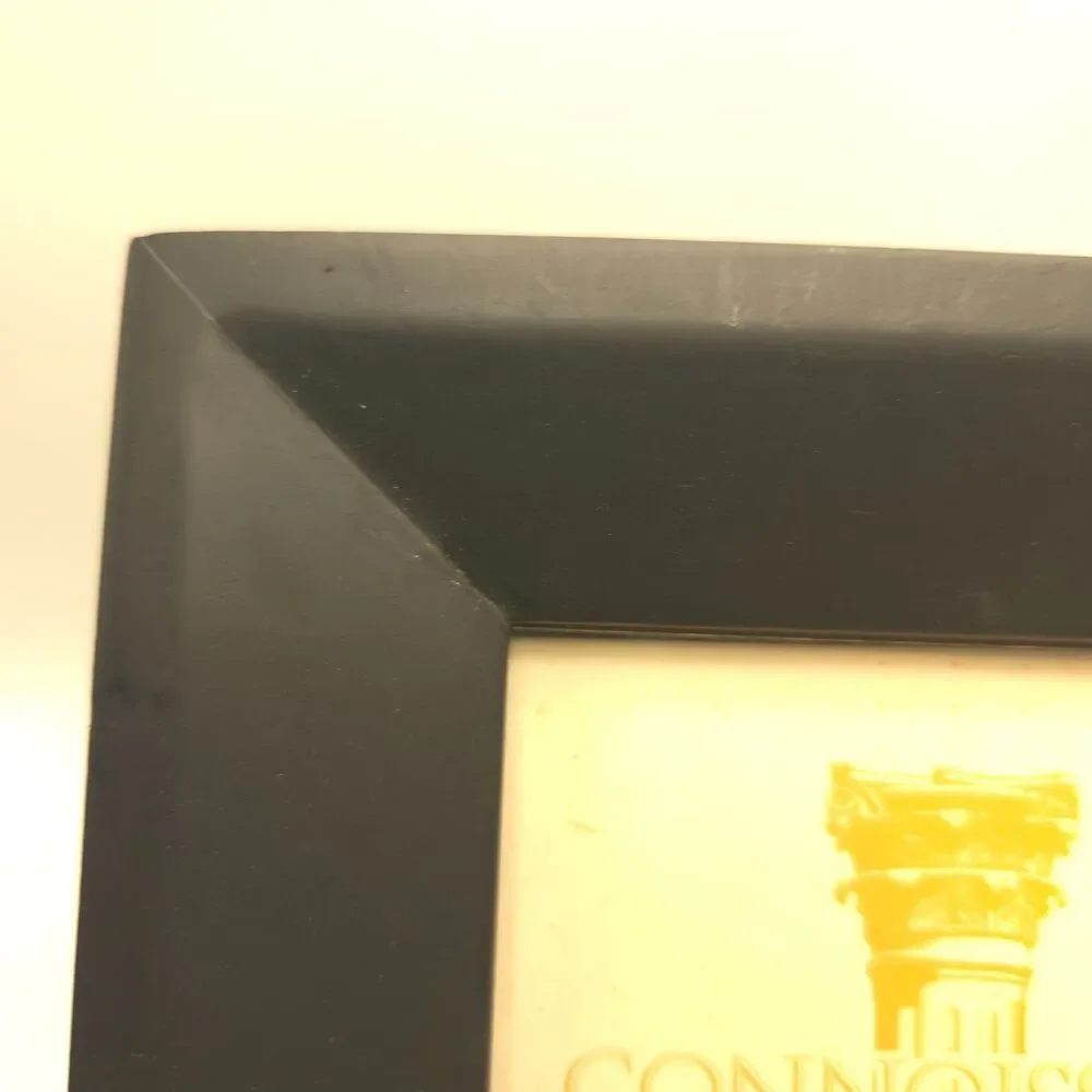 Set of 2 Black Photo Frames 5x7 & 3.5x5 Tabletop Wall Display